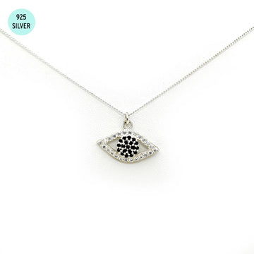 Evil Eye Sterling Silver Pendant